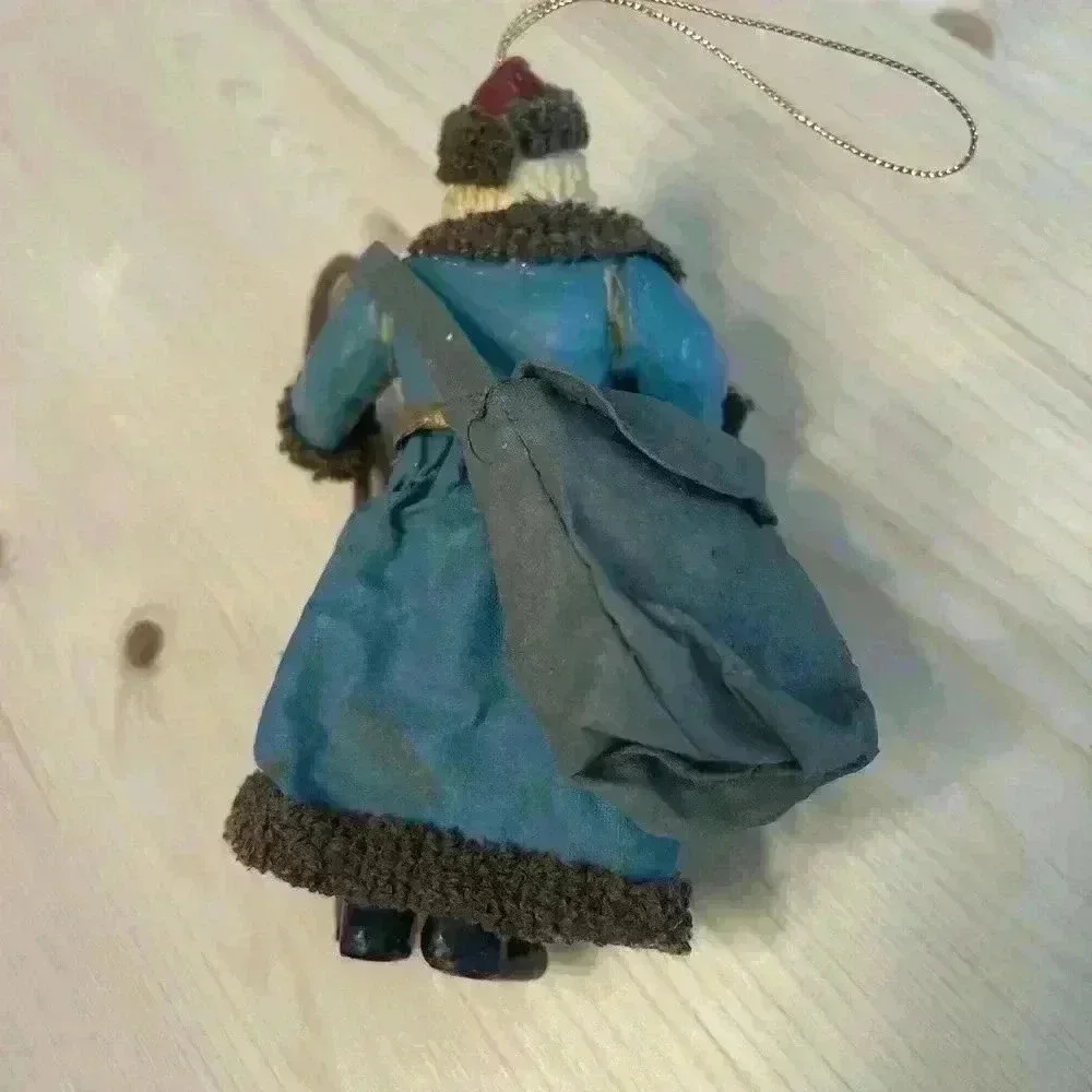 Antique Paper Mache Santa 5.5